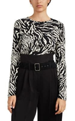 Animal-Print Cotton T-Shirt 1