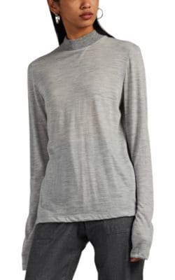 Mock-Turtleneck Top