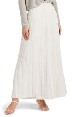 Lawrence Pleated Chiffon Skirt