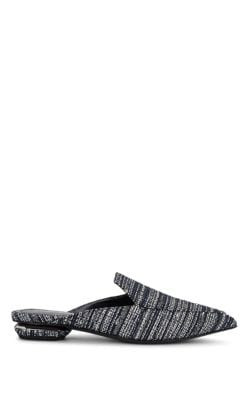 Beya Metallic Woven Mules