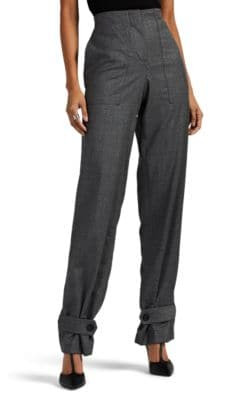 MÃ©lange Brushed Trousers