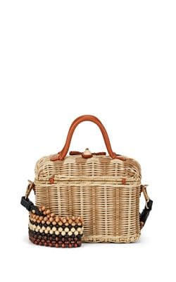 Priska Wicker Lunchbox Shoulder Bag