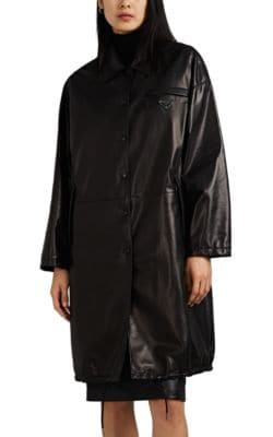 Reversible Leather Trench Coat