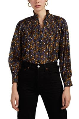 Agnes Floral Cotton Blouse