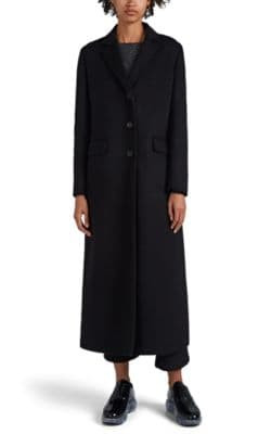Wool-Blend Melton Coat