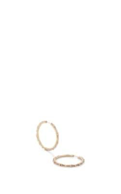 Hilvanado Stitch Hoop Earrings 1