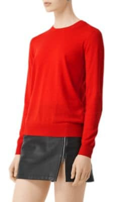 Heritage-Checked Crewneck Sweater