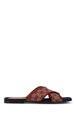 Senior Canvas Slide Sandals
