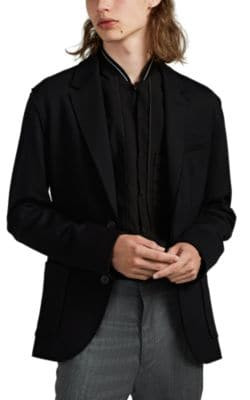 Wool-Blend Two-Button Sportcoat