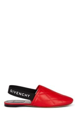 Rivington Quilted Leather Slingback Mules