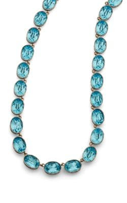 Oval Crystal RiviÃ¨re Necklace