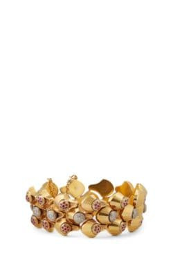 Ruby- & Diamond-Studded Bracelet
