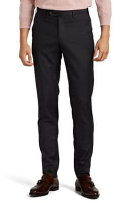 Worsted Wool Super-Slim Trousers 3