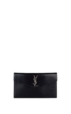 Monogram Uptown Stamped Leather Pouch