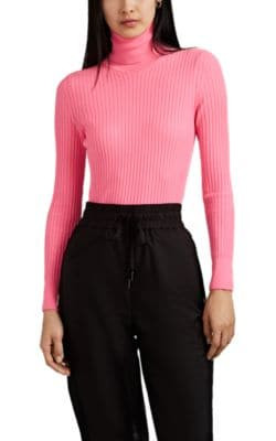 Logo-Knit Wool Turtleneck Sweater