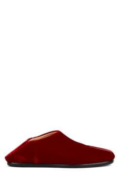 Tabi Babouche Velvet Loafers