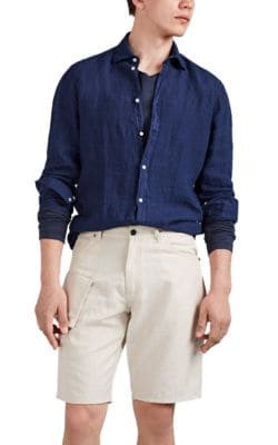 Garment-Dyed Linen Shirt