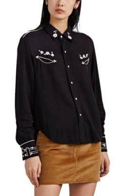 The 40s Embroidered Western Shirt