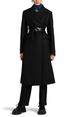 Brushed Wool Oversized Coat