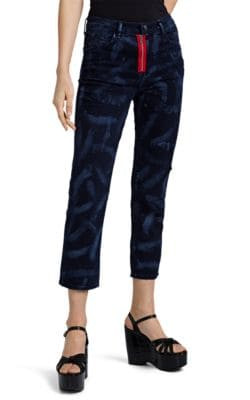 Iris Crop Cigarette Jeans