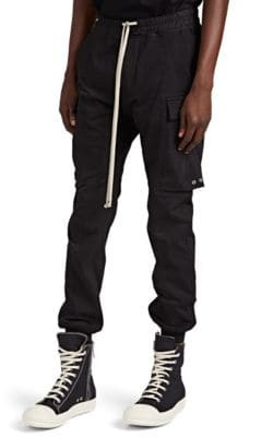 Cotton Drawstring Cargo Jogger Pants