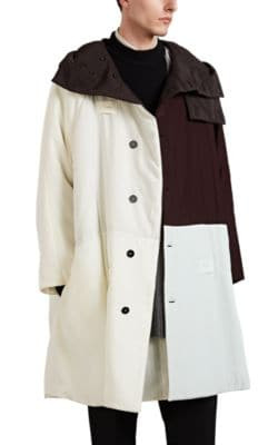 Colorblocked Oversized Hooded Parka