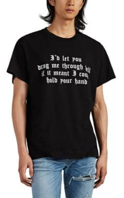 "Drag Me Through Hell" Cotton T-Shirt