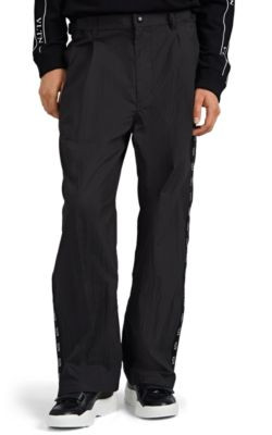 Logo-Striped Wide-Leg Trousers