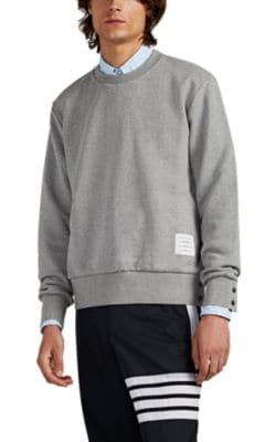 Cotton Terry Crewneck Sweatshirt 1