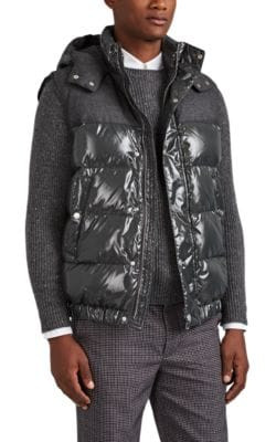 Down-Quilted Tech-Taffeta Puffer Vest