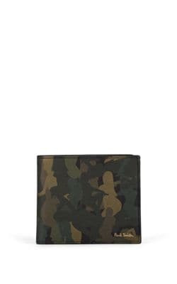 Camouflage Leather Billfold