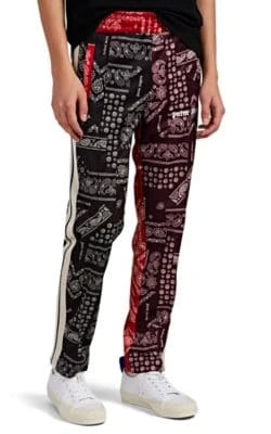 Bandana-Patchwork-Print Track Pants