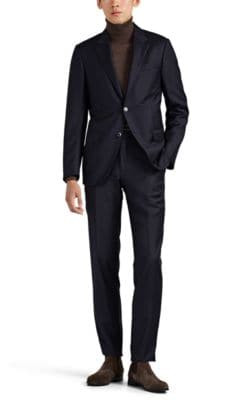 Milano Easy AchillFarm Wool Two-Button Suit