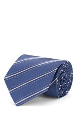 Striped Silk Satin Necktie 3