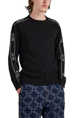 Logo-Knit Ponte Sweater