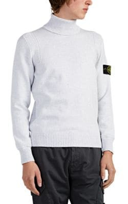 Cotton-Blend Turtleneck Sweater