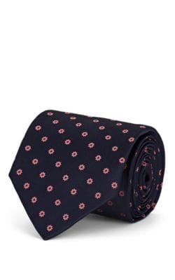 Floral Silk Necktie 4