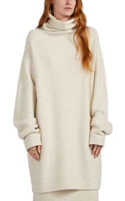 Gene BouclÃ© Cashmere-Silk Sweater