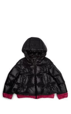 Kids' Down-Quilted Hooded Puffer Coat