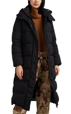 Angara Down Long Hooded Puffer Coat