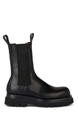 Leather Platform Chelsea Boots 3