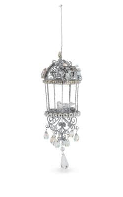 Winter Castle Birdcage Ornament