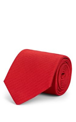 Herringbone-Weave Silk Necktie 4