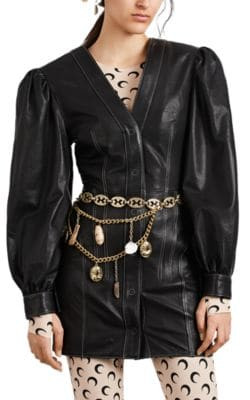 Leather Minidress