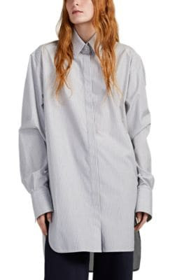 Pedro Pinstriped Cotton Long Blouse