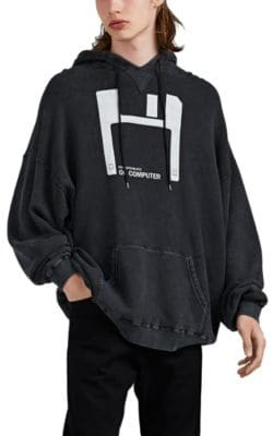 "Radiohead Ok Computer" Cotton-Blend Hoodie