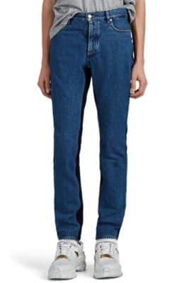 Mixed-Media Jeans