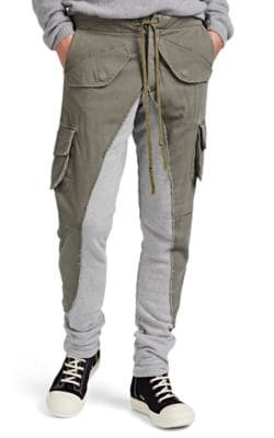 Cotton Canvas & French Terry Trousers