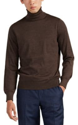 Casheta Light Cashmere-Silk Turtleneck Sweater