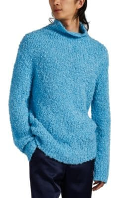 BouclÃ©-Knit Oversized Sweater